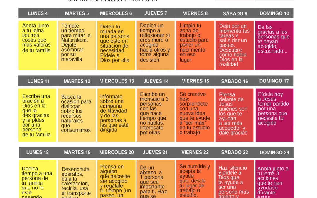 Calendario de ADVIENTO
